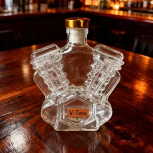 Empty Whiskey Bottles Household Wine Decanter Decorative Motorcycle Engine Shape Alcohol Container for Dining Room Display