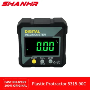 SHANHR Tools For Woodwork Protractors Angle Finder Digital Inclinometer Mini Bevel Box Angle Gauge Level Measuring Instruments