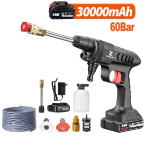Cordless High Pressure Car Washer Spray Water Gun  Battery Foam Generator Car Washing Machine for Home